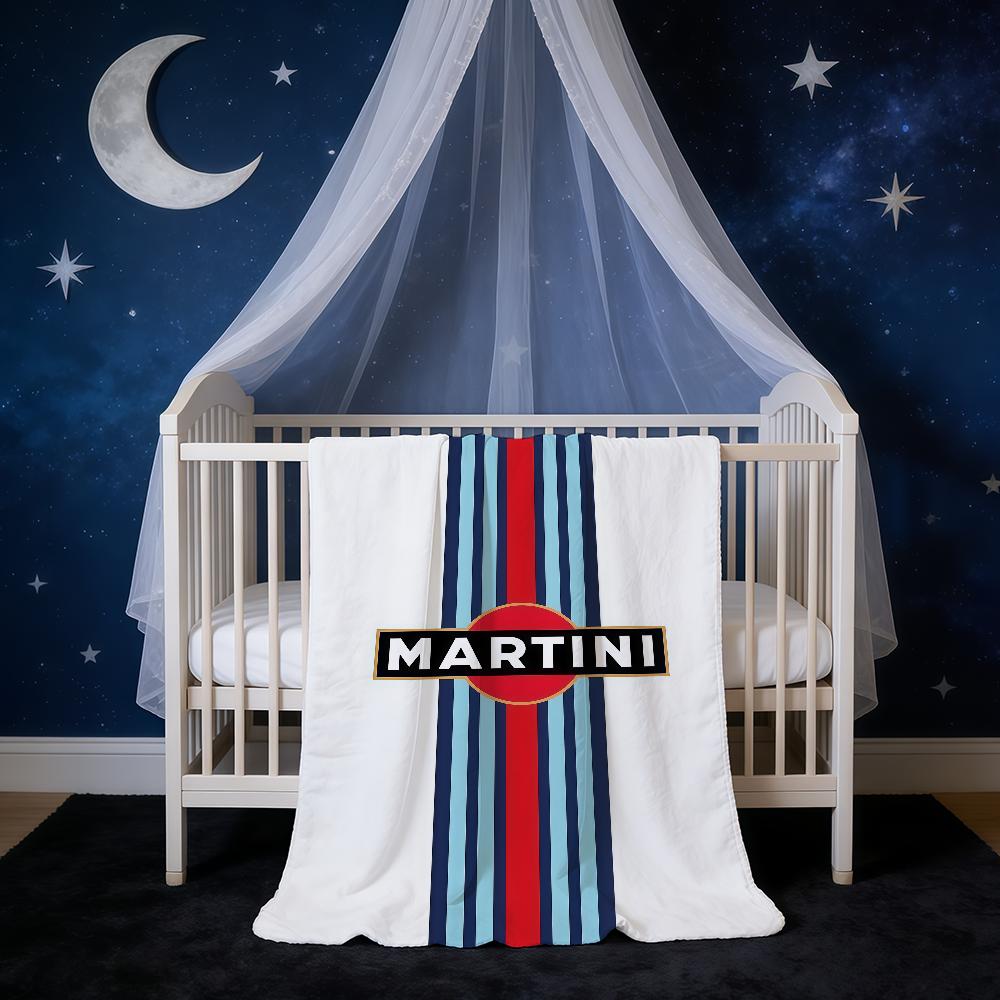 Decke Super Logo R-Racing-ES M-Martini Warm Bequem Plüsch Überwurf Coole Decke Kind Zuhause Sofa Schlafzimmer Geschenk