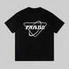 2025 Latest Y2k Luxury Brand T-shirt Pure Cotton Flat Printing Large Size Round Neck Short-sleeved Men's and Women's Top T-shirt