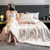 Princess Version Summer Cool Quilt Soft Washed Ice Silk Machine Washable For Women Girl Air-Conditioned Quilt Comforter Bedding