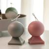 Candle Mould Resin Casting Molds DIY 3D Silicone Mould Ball-Shaped Candle Molds