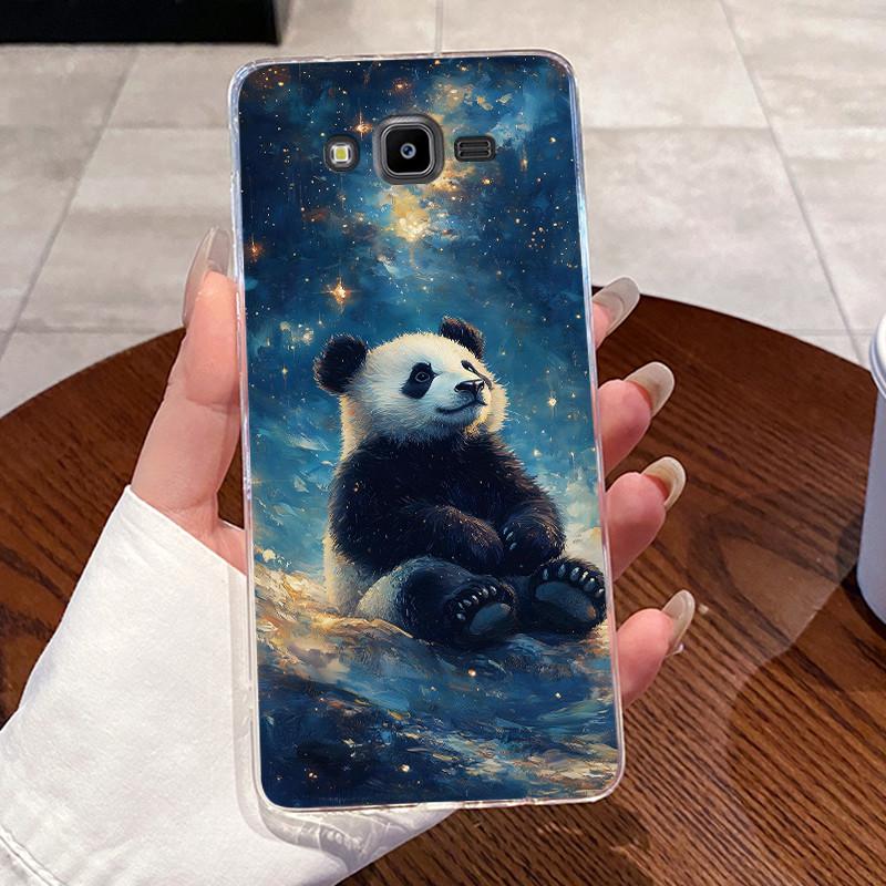 For Samsung Galaxy J7 Nxt J701F / J7 Core Case Aesthetic Cute Cat Bumper Soft TPU Cover For Samsung J7 Neo J701M J 7 Phone Cases