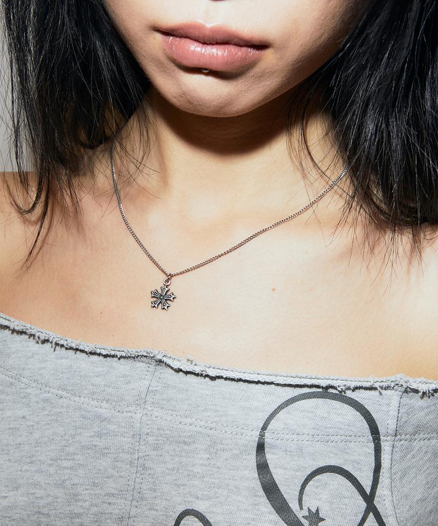 Mahagrid Cross Star Necklace Silver(Mg2Gsmab82A)