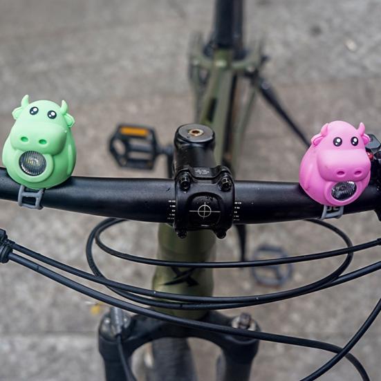 Bicycle Calf Horn Light Waterproof Adjustable USB Rechargeable High Decibels 280 Lumens Super Bright Night Riding Road Bicycle Headlight Lamp