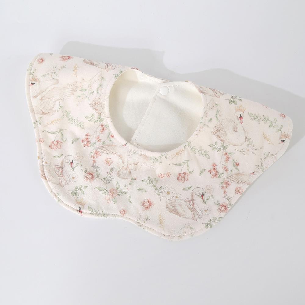 Korean Style Double-Sided Waterproof Cotton Baby Bib