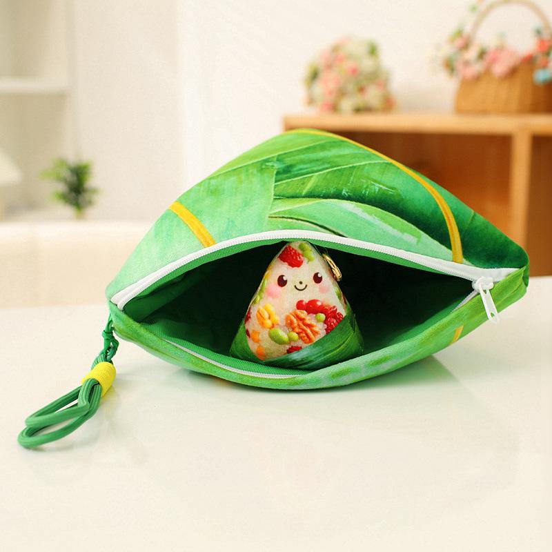Dragon Boat Festival Gifts Simulated Zongzi Pillow Toys Egg Yolk Zongzi Meat Zongzi Small Toys Company Holiday Event Gifts