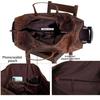 Handmade Leather Trolley Duffel Bag Mens Travel Duffel On Wheels Carry On Cabin Luggage Overnight Duffel Christmas Gift for Men and Women