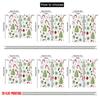 2pcs,2D Plane Printing Popular Curtains Christmas Baubles Trees Candy Canes (2) Polyester (without Rod) Festive Ldeal for