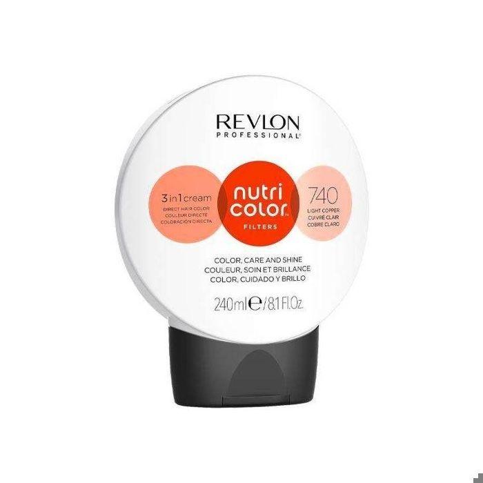 Coloration - Revlon - Nutri Color Filters 740 - Cuivre Clair - 240 ml - Crème