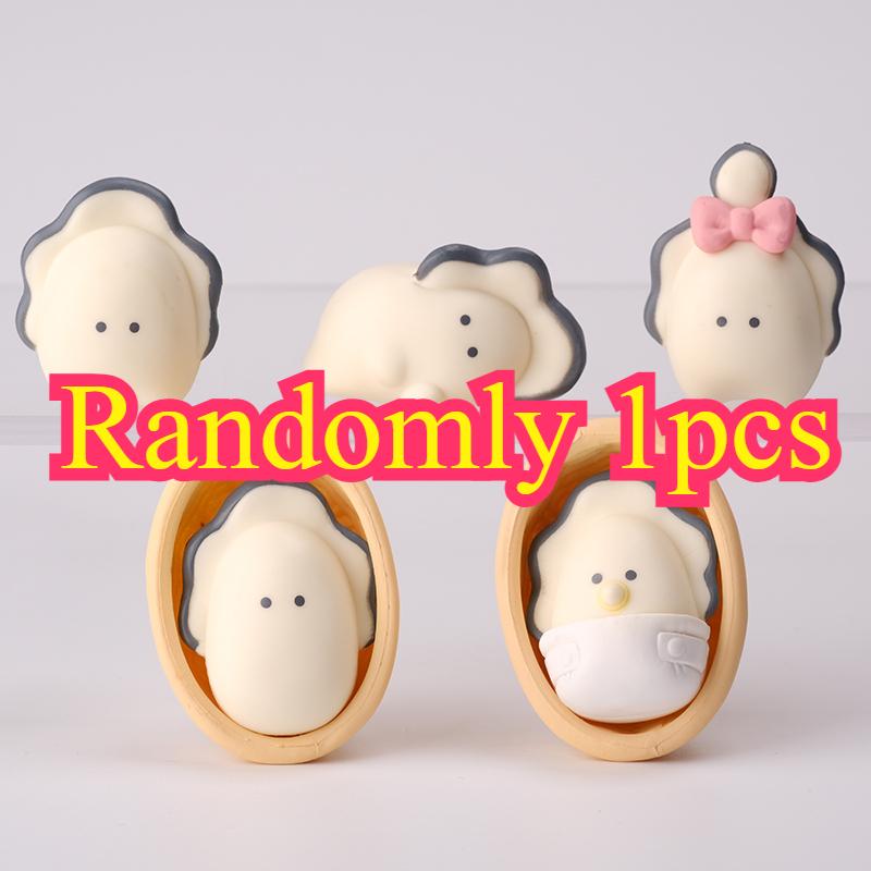 

Capsule Toys Cute Figures Cradle Baby Oysters Kawaii Doll Model Toys Table Ornament Collection Children Birthday Gifts