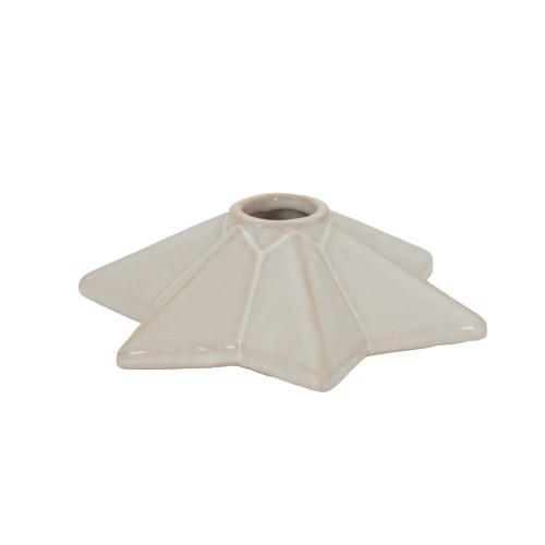 Hill Interiors Ceramic Star Christmas Candle Holder