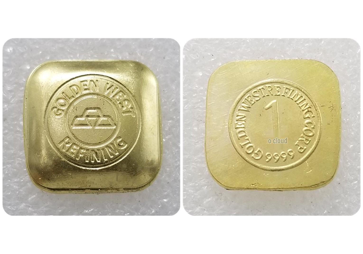 Antique Craft Australia Brass Coins 10Z, 1/20Z-9999 *775/776
