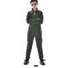 Chlapci Vojenský pilot Halloween Kostým Retro Cosplay Letecká uniforma Dětské Letecké obleky Armádní kombinéza