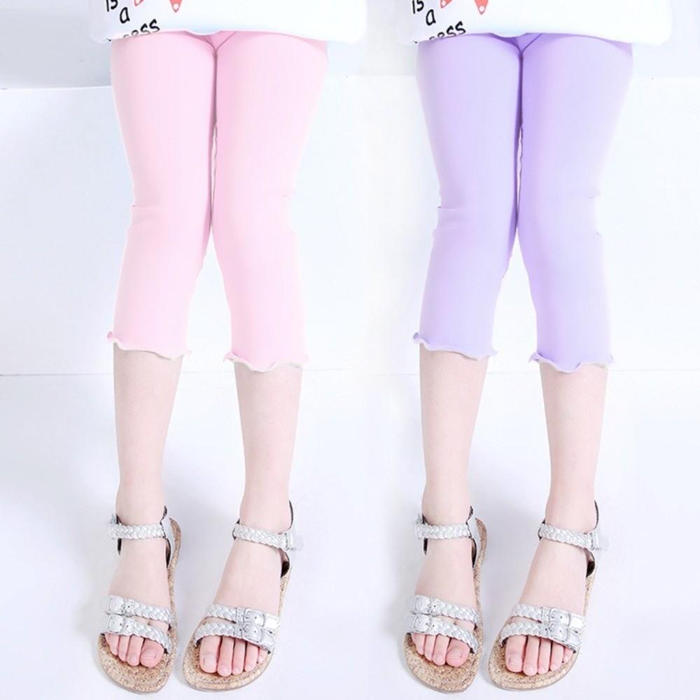 Ruffles Children Clothing Ultra-thin Stretch Tights Sweet Girls Leggings For 2-12 Years