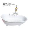Elektrische Puppenbadewanne, exquisiter sprudelnder Wasserklang, tragbare Miniatur-Badezimmerbadewanne für Puppenhaus im Maßstab 1/6