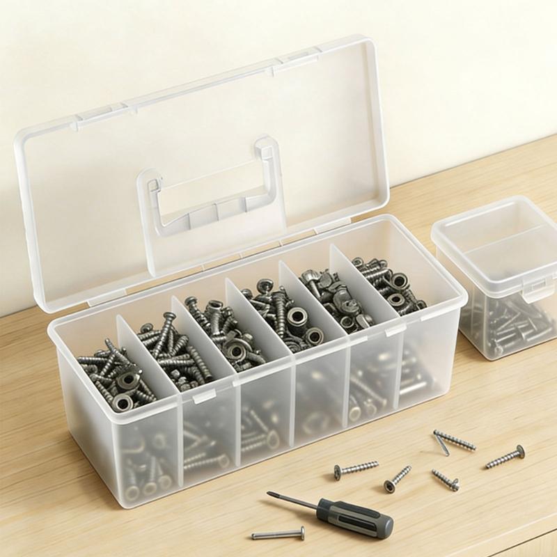 Functional Plastic Tool Organizers Tool Box With Removable Dividers Holder Case Perfect For Travel Work Or Home Use