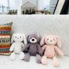 Cute Teddy Bear Elephant Doll Plush Toy Little White Rabbit Dog Piggy Doll for Girls To Sleep with