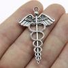 10pcs Doctor Nurse Medical Sign Medical Cane Charms Pendant For Jewelry Making DIY Crafts Making Findings Handmade Jewelry