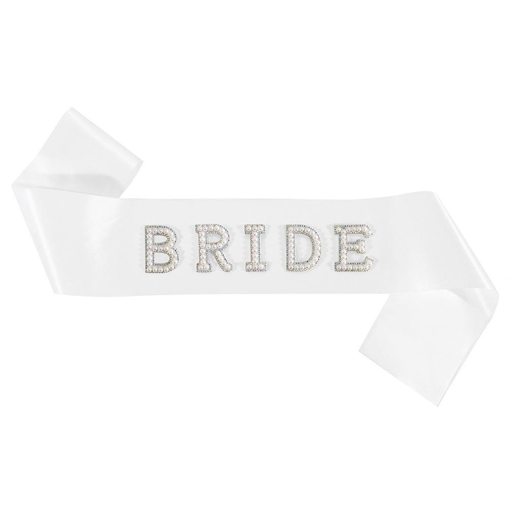 Pearl Decoration BRIDE Headband Essential Wedding Headband New Party Headband  Bridal Party