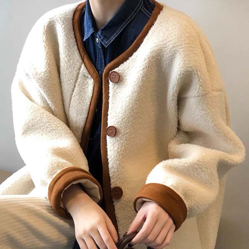 

Пальто для женщин Утепленное Осенне-зимнее Ветровка Оверсайз Водонепроницаемая Повседневная Куртка XXXL бежевый