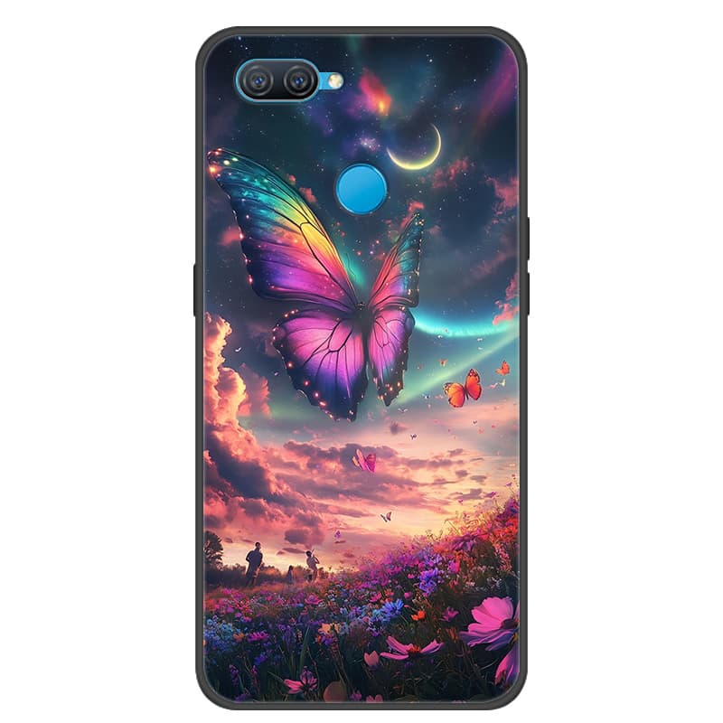For OPPO A12 Case Cool Painted Cover Soft Silicone Phone Case For OPPO A7 AX7 Back Covers Bumper Coque A12 CPH2083 CPH2077 Coque