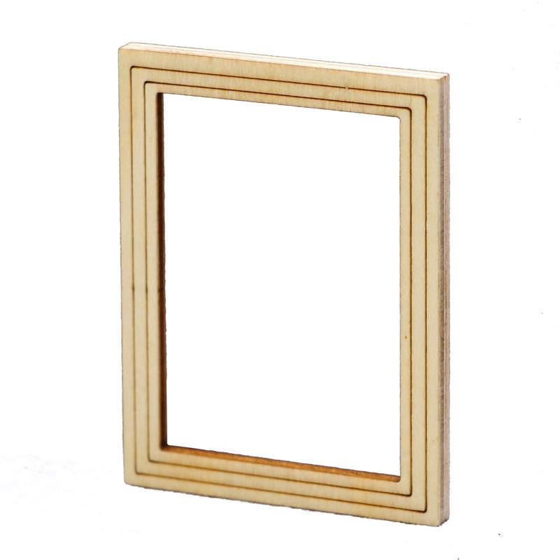 Doll House Mini Furniture Accessories Living Room Micro Scene Model Diy Plain Photo Frame