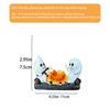 Ghost Campfire Statues Halloween Desktop Ghost Campfire Statue 3D Printed Cute Ghost Ornaments Statues Halloween decoration
