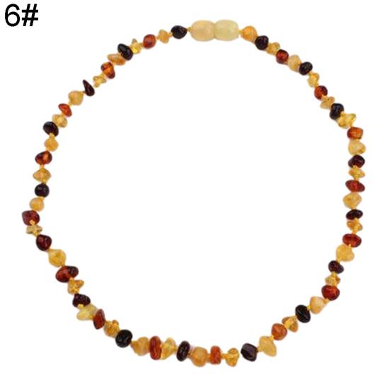 Retro Dámský přírodní jantarový korálkový náhrdelník Ručně vyráběný dárek ke Dni matek