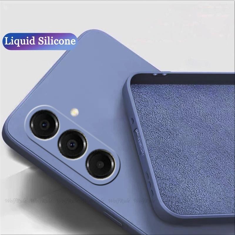 For Samsung A17 Case Cover Samsung Galaxy A17 Capas New Liquid Silicone TPU Bumper Shockproof Soft Fundas Samsung A17
