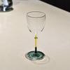 Color-Block Stemmed Glass