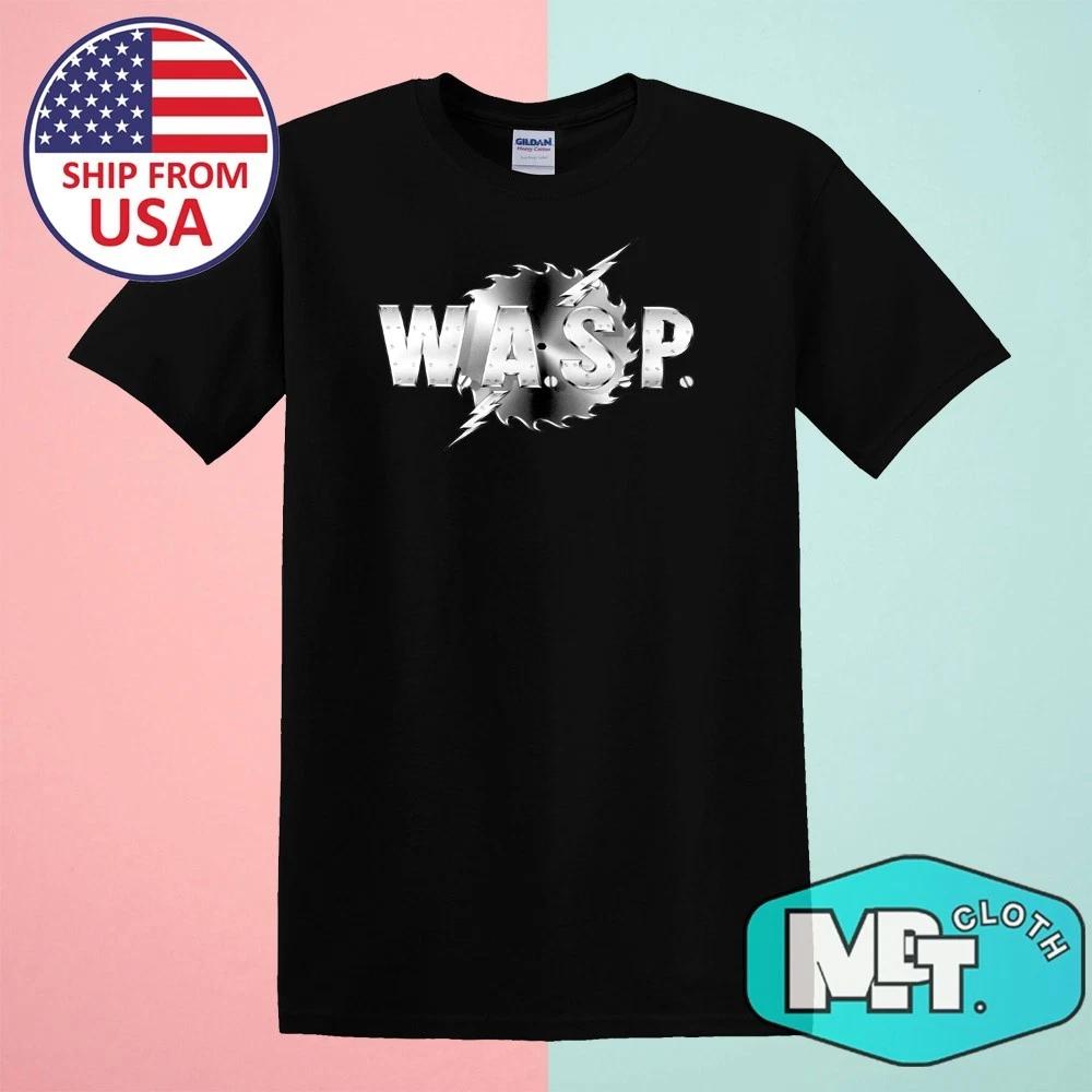 WASP W.A.S.P Men s Black Size S-5XL S