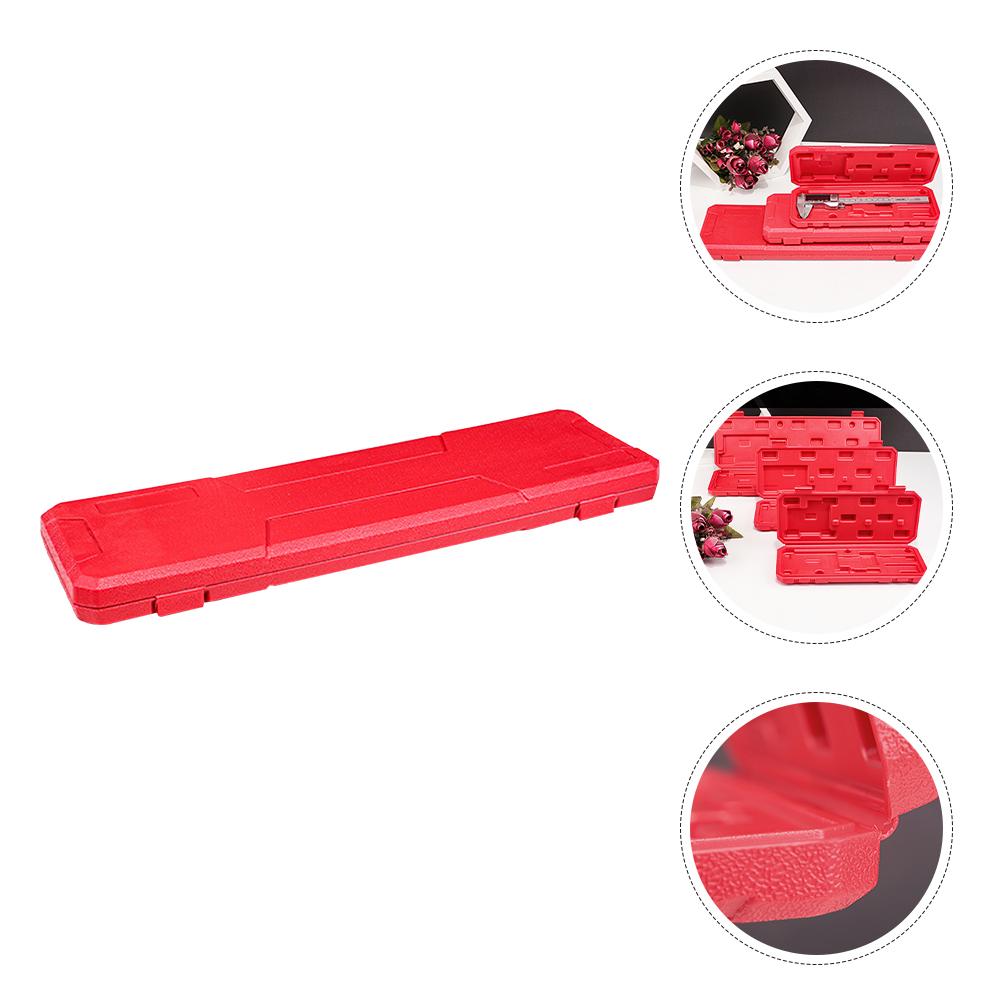 Digital Caliper Box 0 150mm Red Plastic Storage Case Portable Tool Boxes Measuring Instruments Container Protective