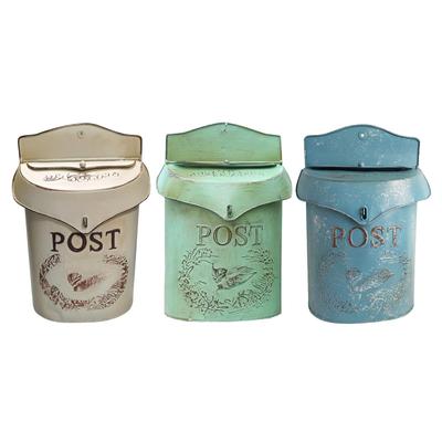 European Retro Wall Mailbox Mail Box Hanging Post Letter Box House Garden