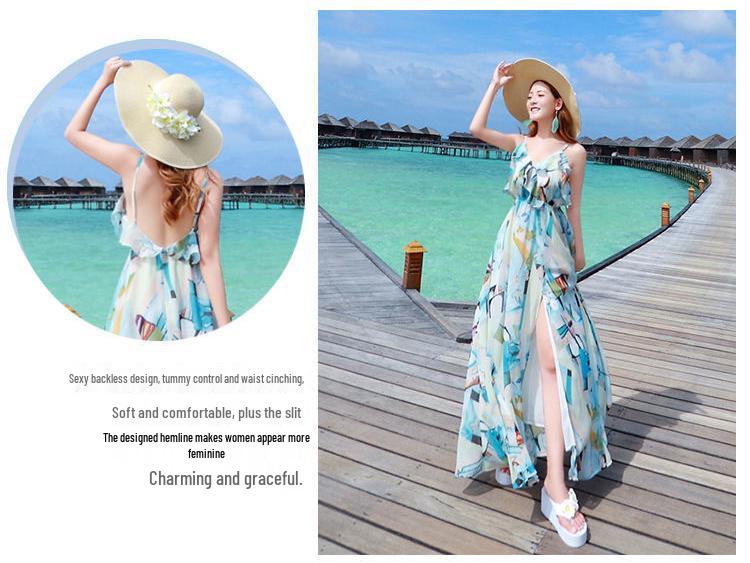 Feeënmotief Chiffon Strandjurk - Editie Zeebadvakantie
