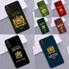 Morocco Passport For Huawei Nova 12i 12s 11i 5T Y90 Y70 Y60 Y61 Y91 Y72 9 10 SE P60 Pro P20 P30 P40 Lite Case