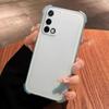Case for OPPO A95 4G Shockproof Airbag Bumper Casing Frosted Translucent Cover