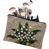 Floral Print Travel Makeup Organizer Large Capacity Toiletry Case Durable Cosmetic Bag  Bridesmaid