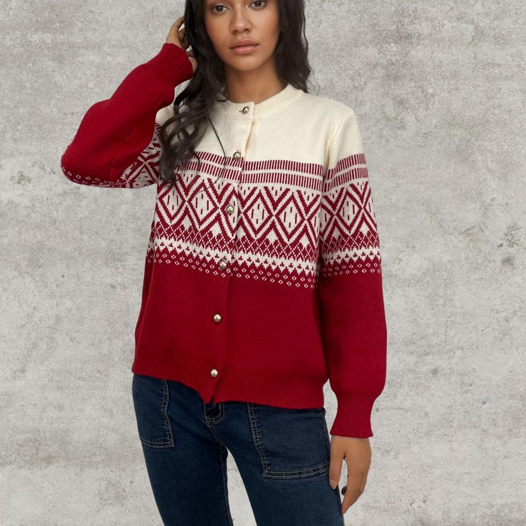 Women's Fashion Knit Cardigan Women's Autumn And Winter Everything With Loose Sweater Coat