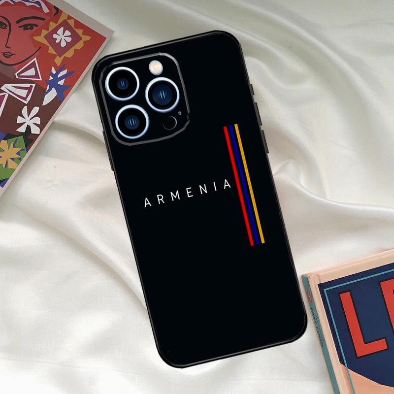 Armenian Flag Phone Case For iPhone 17 16 15 13 12 11 14 Pro Max 16 Plus 12 13 Mini 16e 17 Air Funda Cover