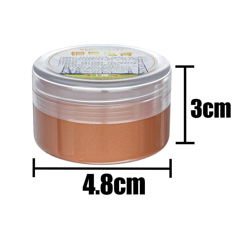 

Anti-Corrosion Copper Conductive Grease High Temperature&Waterproof Lubricant 30g for Automotive Wire Harness Battery Terminals