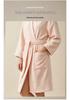 Luxury Cotton Couple Bathrobe: Lightweight, Breathable Pajamas for All Seasons