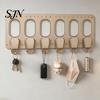 Einzigartiges Geschenk für Vielflieger Wandmontierter Schlüsselhalter im Design einer Flugzeugsicherheitsgurtschnalle Eingangsbereich, Abnehmbarer Ring Eingangsbereich Halter Rack