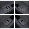 Door Window Button Sticker for Tesla New Model 3 Highland 2024 Lifting Window Opening Panel Carbon Fibre LHD Car Accessories