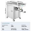Commercial Electric Meat Grinder 36.7 Lbs/Min Industrial Cabinet Grinder