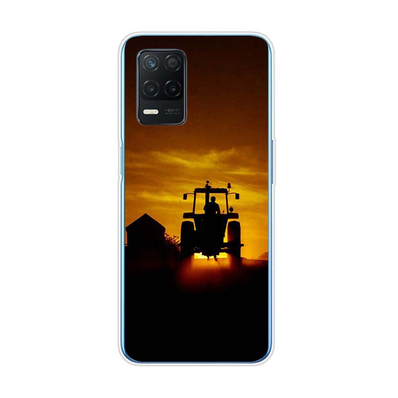 Cool Tractor Car pro Realme 8 8i V3 V5 GT Neo Flash Edition Explorer Master Neo2 Narzo 30 50i 50A C21Y Pouzdro na telefon