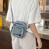 Denim bag women's summer new fashion niche shoulder messenger bag high-end mobile phone bag