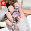 OLEVS 5679 Womens Watch Original Elegant Fashion Brand Quartz Watch Waterproof Luminous Watches For Woman Gifts Bracelet Clasp