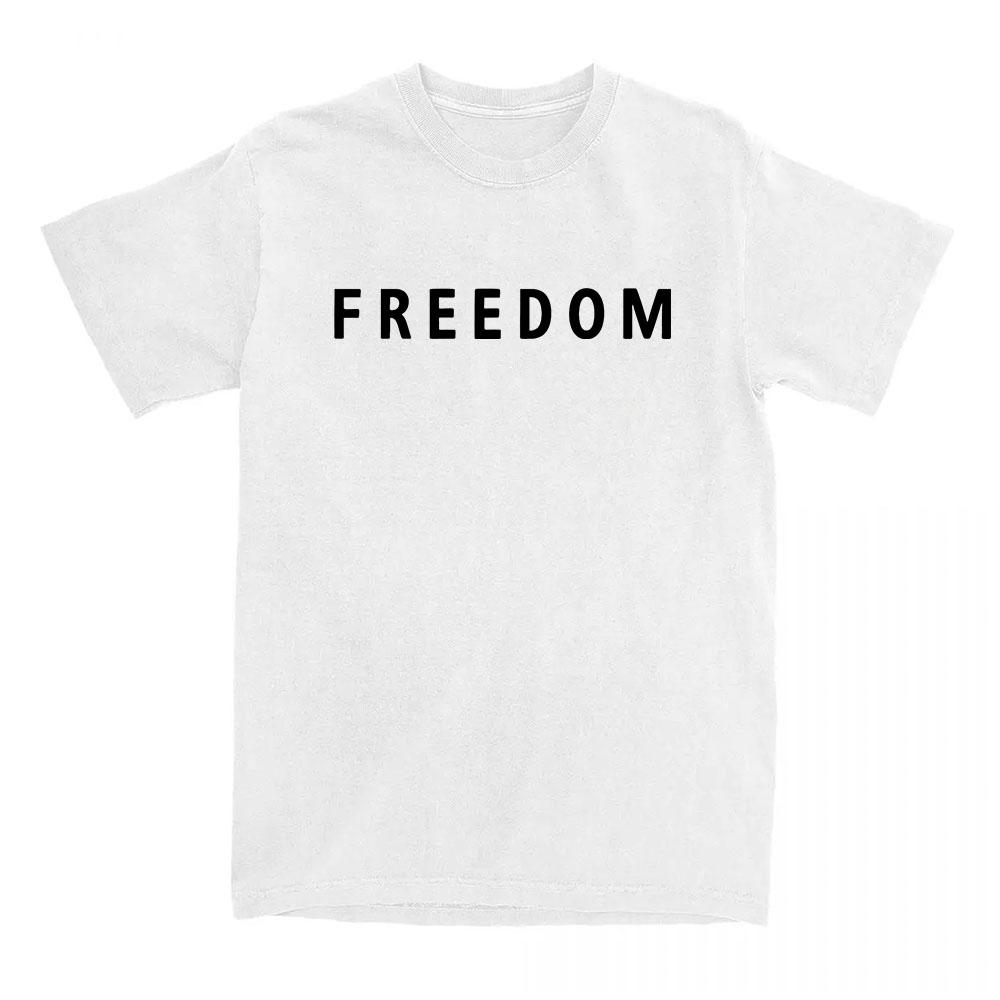 Svoboda Charlie Kirk Tričko Bavlna Volné Ležérní Dámské/Pánské Trička Unisex Streetwear Amerika Americká Móda Dámská Trička
