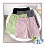 Women's Pink Quick-Dry High Waist Cargo Shorts - Loose, Lightweight, Wide-Leg Summer Sports Pants.