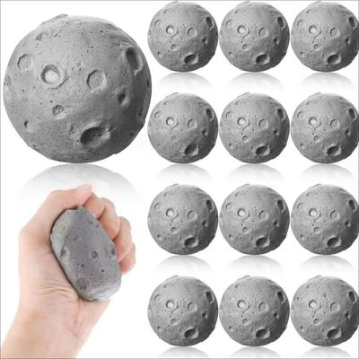 Foam Meteorite Ball Squeeze Toy High-elasticity PU Sponge Stress-relieving Fidget Toy Soft Fast Rebound Decompression Ball Gift