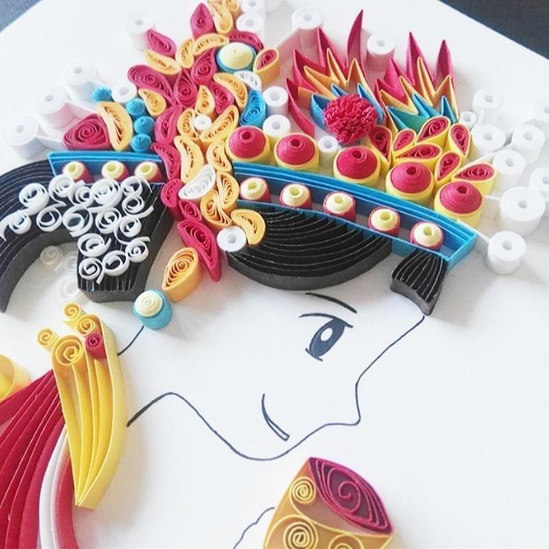 Handmade Paper Folding Crafting Grid Guide Paper Quilling Handmade Craft DIY Paper Quilling Tool DIY Craft Tool